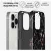 Coque arrière Burga Tough pour Apple iPhone 15 Pro - Rose Gold Marble 2