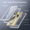 Coque intégral ESR Armor Tough Kickstand 360 avec protecteur d'écran et MagSafe pour Samsung Galaxy S24 Ultra - Transparent 4