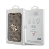 Coque portefeuille Guess 4G Big Metal Logo pour Apple iPhone 15 - Marron 6