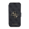 Coque portefeuille Guess 4G Big Metal Logo pour Apple iPhone 15 Pro - Gris 5