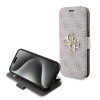 Coque portefeuille Guess 4G Big Metal Logo pour Apple iPhone 15 Pro - Rose 0