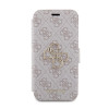 Coque portefeuille Guess 4G Big Metal Logo pour Apple iPhone 15 Pro - Rose 5