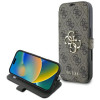 Coque portefeuille Guess 4G Big Metal Logo pour Apple iPhone 16 - Marron 0