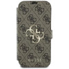Coque portefeuille Guess 4G Big Metal Logo pour Apple iPhone 16 - Marron 2