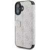 Coque portefeuille Guess 4G Big Metal Logo pour Apple iPhone 16 - Rose 3