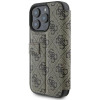 Coque portefeuille Guess 4G Big Metal Logo pour Apple iPhone 16 Pro - Marron 3