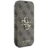 Coque portefeuille Guess 4G Big Metal Logo pour Apple iPhone 16 Pro Max - Marron 4