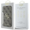 Coque portefeuille Guess 4G Big Metal Logo pour Apple iPhone 16 Pro Max - Marron 6
