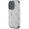 Coque portefeuille Guess 4G Big Metal Logo pour Apple iPhone 16 Pro Max - Rose 3