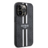 Coque arrière rigide Guess 4G Printed Stripes avec MagSafe pour Apple iPhone 15 Pro - Noir 2