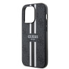 Coque arrière rigide Guess 4G Printed Stripes avec MagSafe pour Apple iPhone 15 Pro - Noir 3