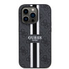 Coque arrière rigide Guess 4G Printed Stripes avec MagSafe pour Apple iPhone 15 Pro Max - Noir 1