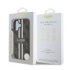 Coque arrière rigide Guess 4G Printed Stripes avec MagSafe pour Apple iPhone 16 - Marron 6