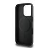 Coque arrière rigide Guess 4G Printed Stripes avec MagSafe pour Apple iPhone 16 Pro Max - Noir 5