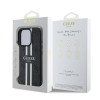 Coque arrière rigide Guess 4G Printed Stripes avec MagSafe pour Apple iPhone 16 Pro Max - Noir 6