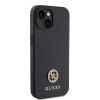 Coque arrière rigide Guess 4G Strass Metal Logo pour Apple iPhone 15 - Noir 2