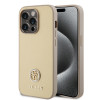 Coque arrière rigide Guess 4G Strass Metal Logo pour Apple iPhone 15 Pro - Or 0