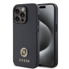 Coque arrière rigide Guess 4G Strass Metal Logo pour Apple iPhone 15 Pro Max - Noir 0