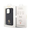 Coque arrière rigide Guess 4G Strass Metal Logo pour Apple iPhone 15 Pro Max - Noir 5