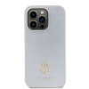 Coque arrière rigide Guess 4G Strass Metal Logo pour Apple iPhone 15 Pro Max - Argent 1