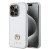 Coque arrière rigide Guess 4G Strass Metal Logo pour Apple iPhone 15 Pro - Argent 0