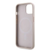 Coque arrière rigide Guess GCube Stripes avec MagSafe pour Apple iPhone 14 - Rose 5
