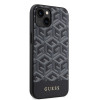 Coque arrière rigide Guess GCube Stripes avec MagSafe pour Apple iPhone 15 - Noir 2