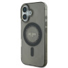Coque arrière Guess IML Rhinestones avec MagSafe pour Apple iPhone 16 - Noir 2