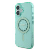 Coque arrière Guess IML Rhinestones avec MagSafe pour Apple iPhone 16 Plus - Vert 3