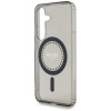 Coque arrière Guess IML Rhinestones avec MagSafe pour Samsung Galaxy S25 - Noir 5