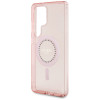 Coque arrière Guess IML Rhinestones avec MagSafe pour Samsung Galaxy S25 Ultra - Rose 5