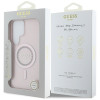 Coque arrière Guess IML Rhinestones avec MagSafe pour Samsung Galaxy S25 Ultra - Rose 6