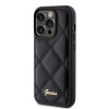 Coque arrière Guess Quilted Puffed Metal Logo pour Apple iPhone 15 Pro - Noir 3