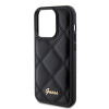 Coque arrière Guess Quilted Puffed Metal Logo pour Apple iPhone 15 Pro Max - Noir 4