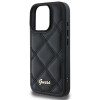 Coque arrière Guess Quilted Puffed Metal Logo pour Apple iPhone 16 Pro Max - Noir 2