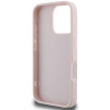 Coque arrière Guess Quilted Puffed Metal Logo pour Apple iPhone 16 Pro - Rose 5