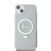 Coque arrière Guess Ring Stand Script Glitter avec MagSafe pour Apple iPhone 15 Plus - Transparent 2