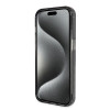 Coque arrière Guess Ring Stand Script Glitter avec MagSafe pour Apple iPhone 15 Pro Max - Noir 1