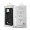 Coque arrière Guess Sequin Script Metal pour Apple iPhone 15 - Noir 5
