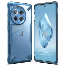 Coque arrière Ringke Fusion X pour OnePlus 12R - Bleu