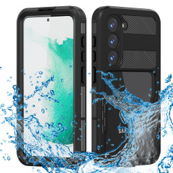 Coque étanche Shellbox Waterproof IP68 pour Samsung Galaxy S23 - Noir