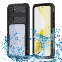 Coque étanche Shellbox Waterproof IP68 pour Samsung Galaxy S23 Plus - Noir