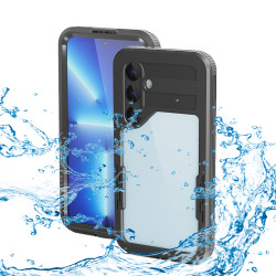 Coque étanche Shellbox Waterproof IP68 pour Samsung Galaxy S24 - Noir