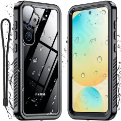 Coque étanche Shellbox Waterproof IP68 pour Samsung Galaxy S25 - Noir