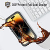 Coque étanche Shellbox Waterproof IP68 avec MagSafe pour Apple iPhone 14 Pro - Noir 2