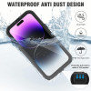 Coque étanche Shellbox Waterproof IP68 avec MagSafe pour Apple iPhone 14 Pro Max - Noir 2