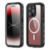 Coque étanche Shellbox Waterproof IP68 avec MagSafe pour Apple iPhone 15 Pro - Noir 2