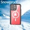 Coque étanche Shellbox Waterproof IP68 avec MagSafe pour Apple iPhone 15 Pro Max - Noir 2