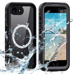Coque étanche Shellbox Waterproof IP68 avec MagSafe pour Apple iPhone 16e - Noir