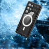 Coque étanche Shellbox Waterproof IP68 avec MagSafe pour Samsung Galaxy S24 Ultra - Noir 1